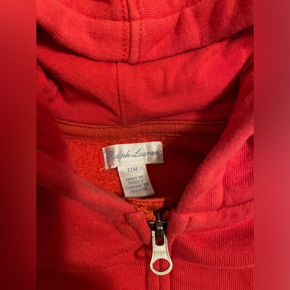 Ralph Lauren Red Sweatshirt and Pants - Picture 2 of 6